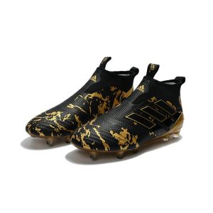 Kopačky Pánské Adidas ACE 17+ PureControl FG Paul Pogba – černé zlato